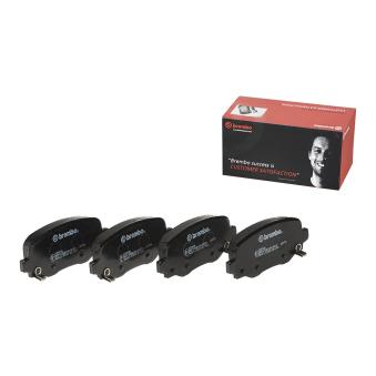Jeu de 4 plaquettes de frein arrière BREMBO OEM 68225301AB