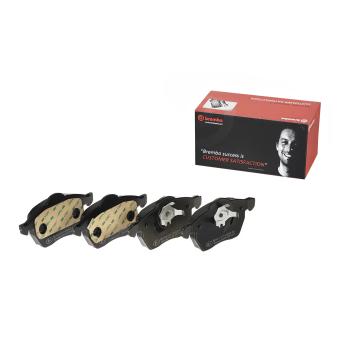 Jeu de 4 plaquettes de frein avant BREMBO OEM 272370
