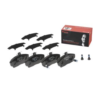 Jeu de 4 plaquettes de frein avant BREMBO OEM seb000290