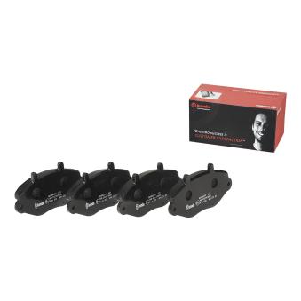 Jeu de 4 plaquettes de frein avant BREMBO OEM 93VX2K021BA