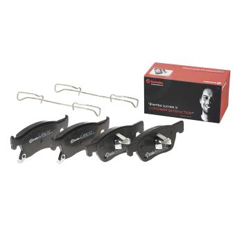 Jeu de 4 plaquettes de frein avant BREMBO OEM 95526566