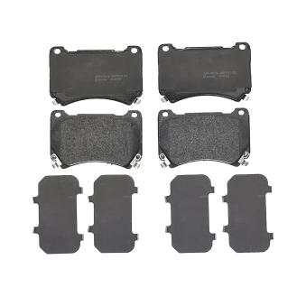 Jeu de 4 plaquettes de frein avant BREMBO OEM 581013MA11