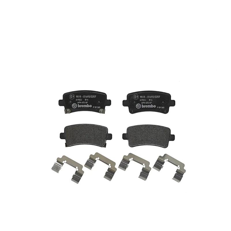 Jeu de 4 plaquettes de frein arrière BREMBO P 59 060 - Visuel 2