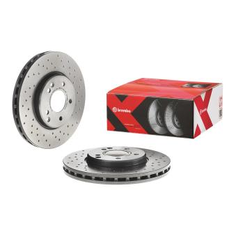Jeu de 2 disques de frein avant BREMBO OEM 2034210512