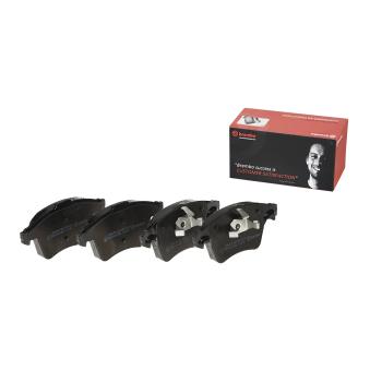 Jeu de 4 plaquettes de frein avant BREMBO P 85 107 pour VOLKSWAGEN CALIFORNIA 2,0 TSI 4motion - 204cv