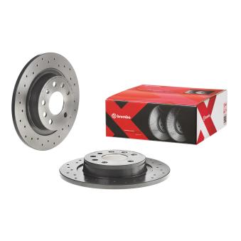 Jeu de 2 disques de frein arrière BREMBO OEM 9156787