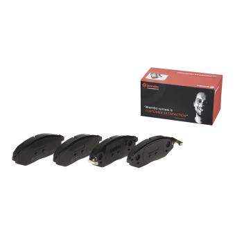 Jeu de 4 plaquettes de frein avant BREMBO OEM 04465B5070