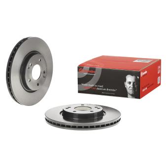 Jeu de 2 disques de frein avant BREMBO 09.D724.11 pour SSANGYONG KORANDO 2.2 e-XDi - 178cv