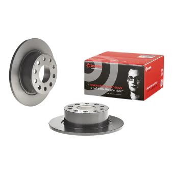 Jeu de 2 disques de frein arrière BREMBO OEM 5q0615601c