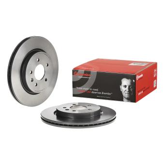 Jeu de 2 disques de frein arrière BREMBO 09.C711.11 pour CITROEN C5 2.0 CDTi - 110cv