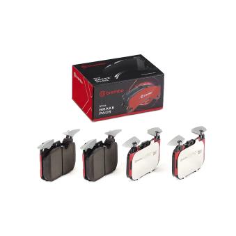 Jeu de 4 plaquettes de frein avant BREMBO OEM 34112464195
