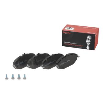 Jeu de 4 plaquettes de frein avant BREMBO [P 50 124]