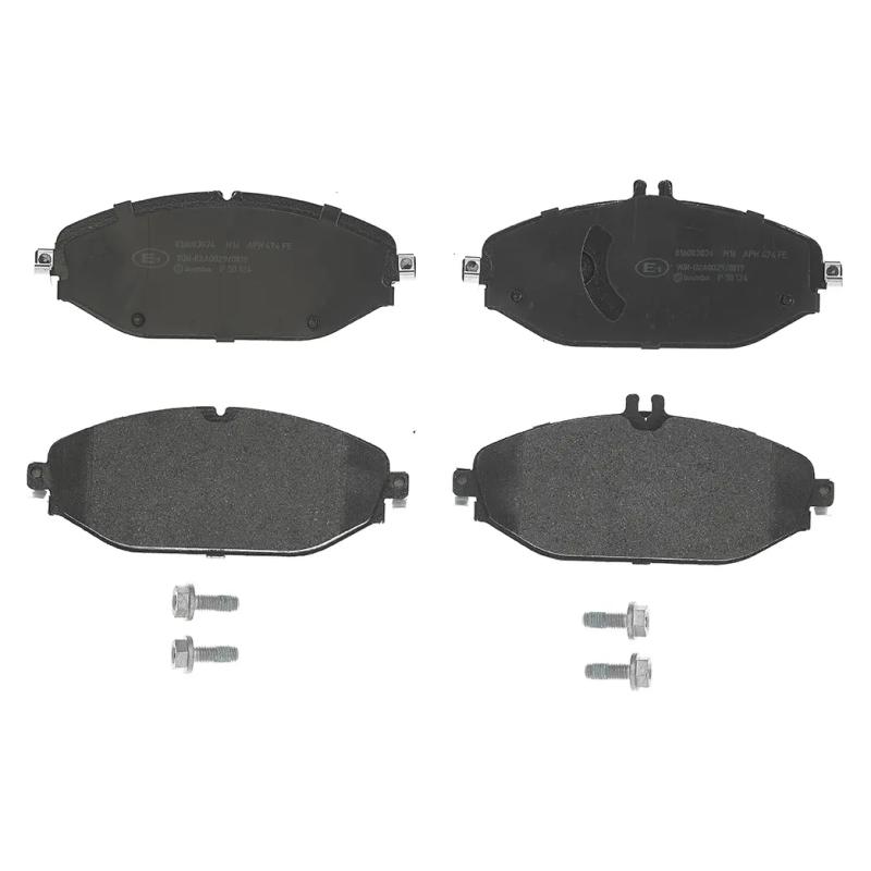 Jeu de 4 plaquettes de frein avant BREMBO P 50 124 - Visuel 2