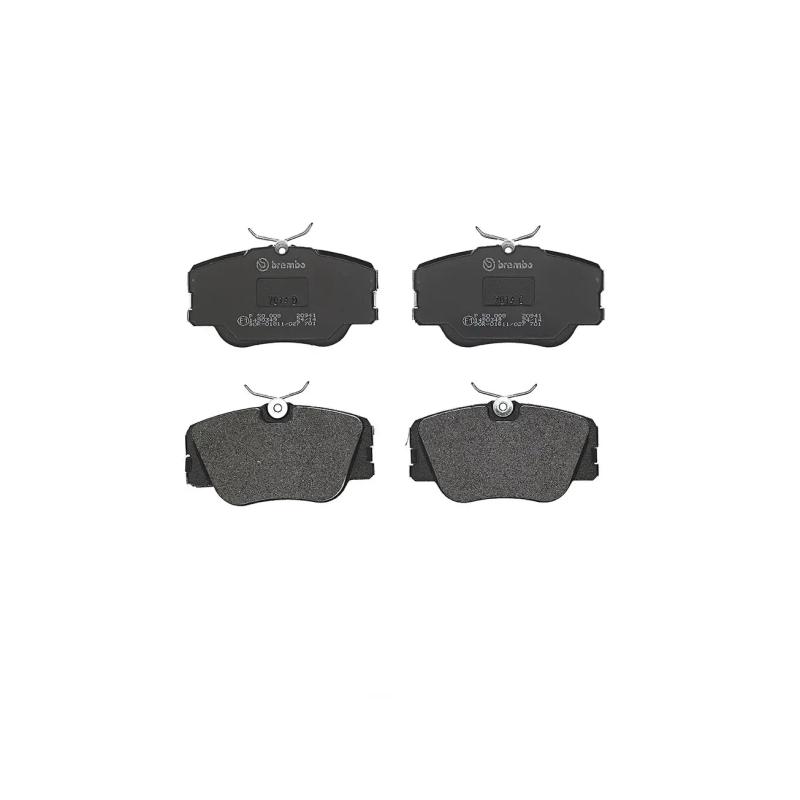 Jeu de 4 plaquettes de frein avant BREMBO P 50 008 - Visuel 2