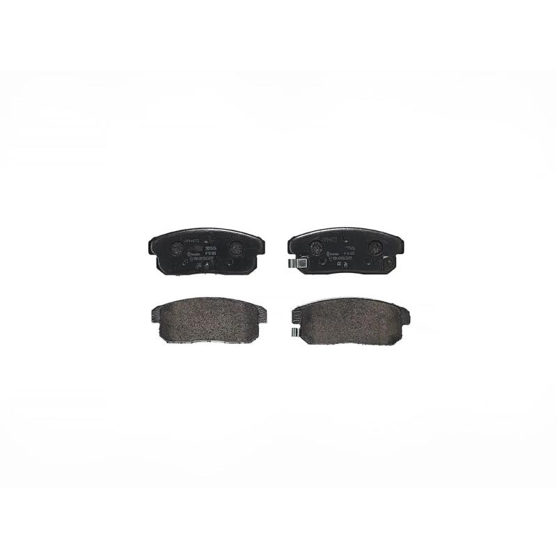 Jeu de 4 plaquettes de frein arrière BREMBO P 10 005 - Visuel 2