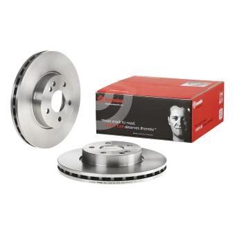 Jeu de 2 disques de frein avant BREMBO 09.8404.10 pour MERCEDES-BENZ VIANO CDI 2.2 4-matic - 109cv