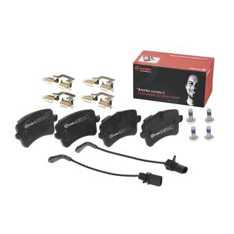 Jeu de 4 plaquettes de frein arrière BREMBO [P 85 118]