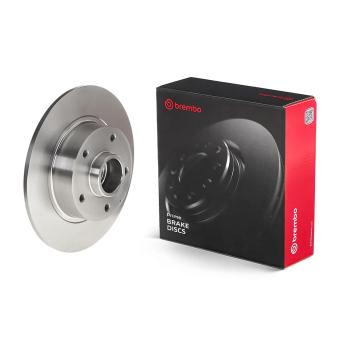 Jeu de 2 disques de frein arrière BREMBO [08.B391.27]