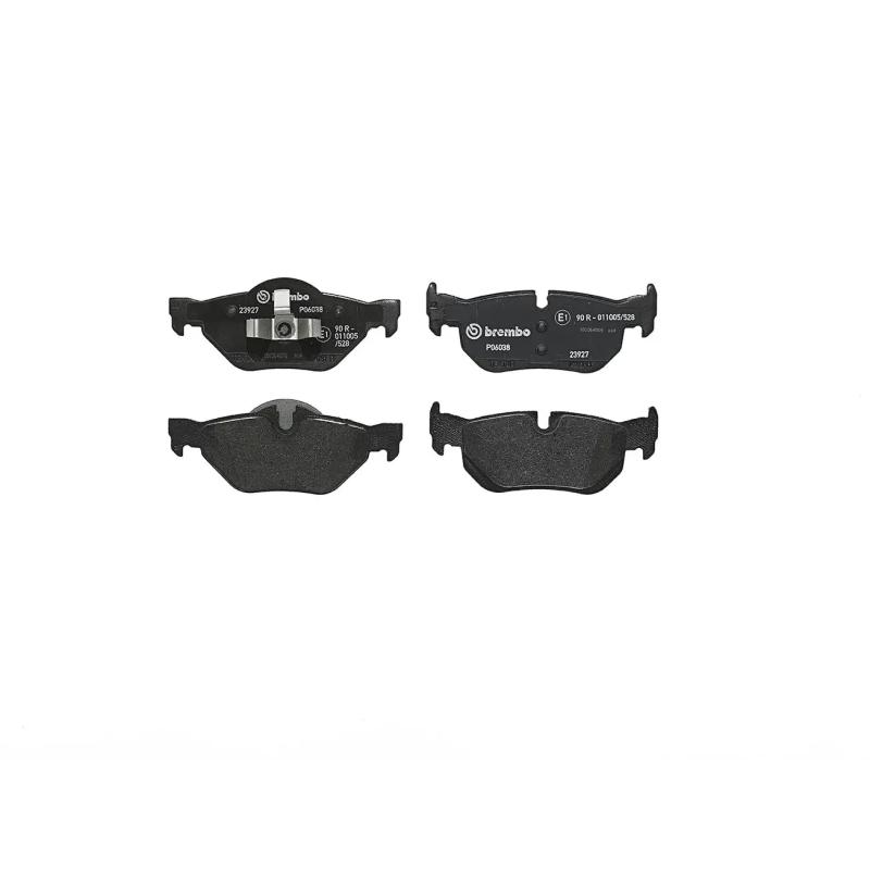 Jeu de 4 plaquettes de frein arrière BREMBO P 06 038 - Visuel 2