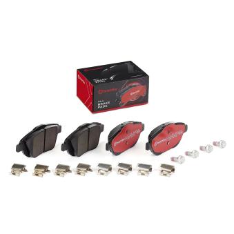 Jeu de 4 plaquettes de frein avant BREMBO P 61 103X