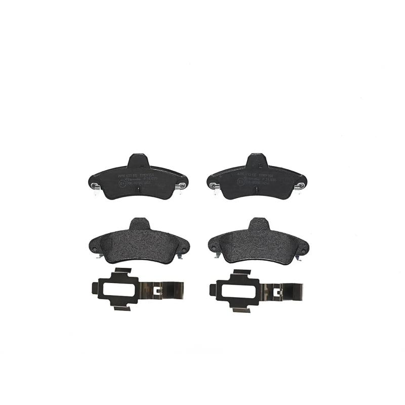 Jeu de 4 plaquettes de frein arrière BREMBO P 24 070 - Visuel 2