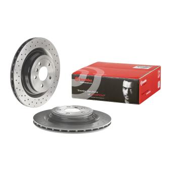 Jeu de 2 disques de frein arrière BREMBO [09.A959.21]