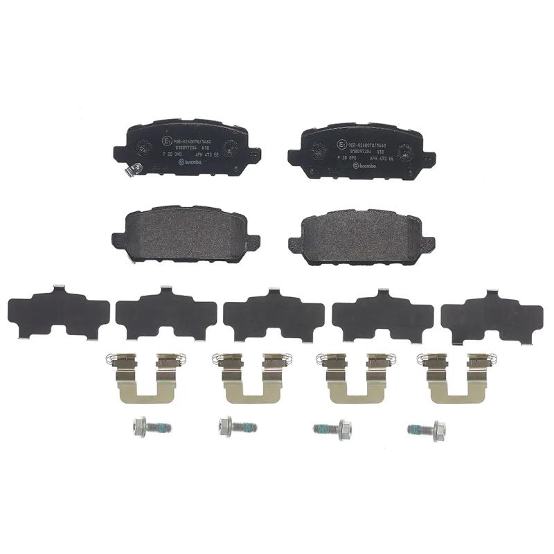 Jeu de 4 plaquettes de frein arrière BREMBO P 28 090 - Visuel 2