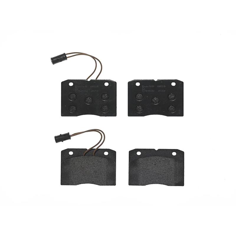 Jeu de 4 plaquettes de frein avant BREMBO P A6 009 - Visuel 2