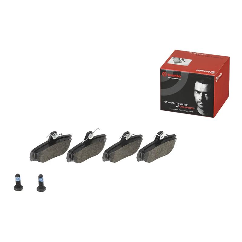 Jeu de 4 plaquettes de frein arrière BREMBO P 86 009 - Visuel 1