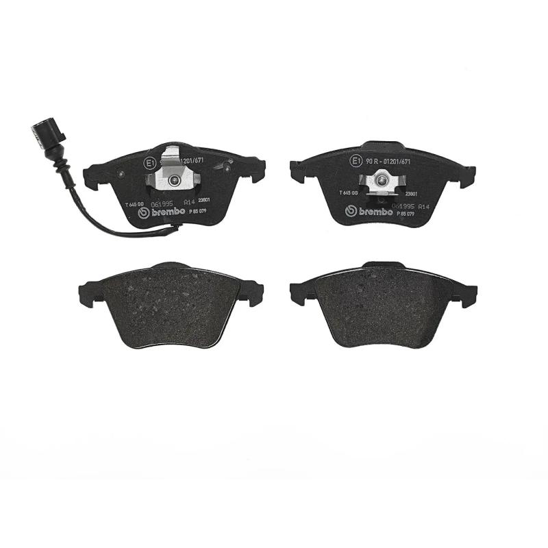 Jeu de 4 plaquettes de frein avant BREMBO P 85 079 - Visuel 2