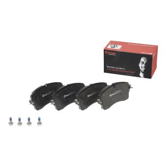Jeu de 4 plaquettes de frein avant BREMBO OEM LR128251