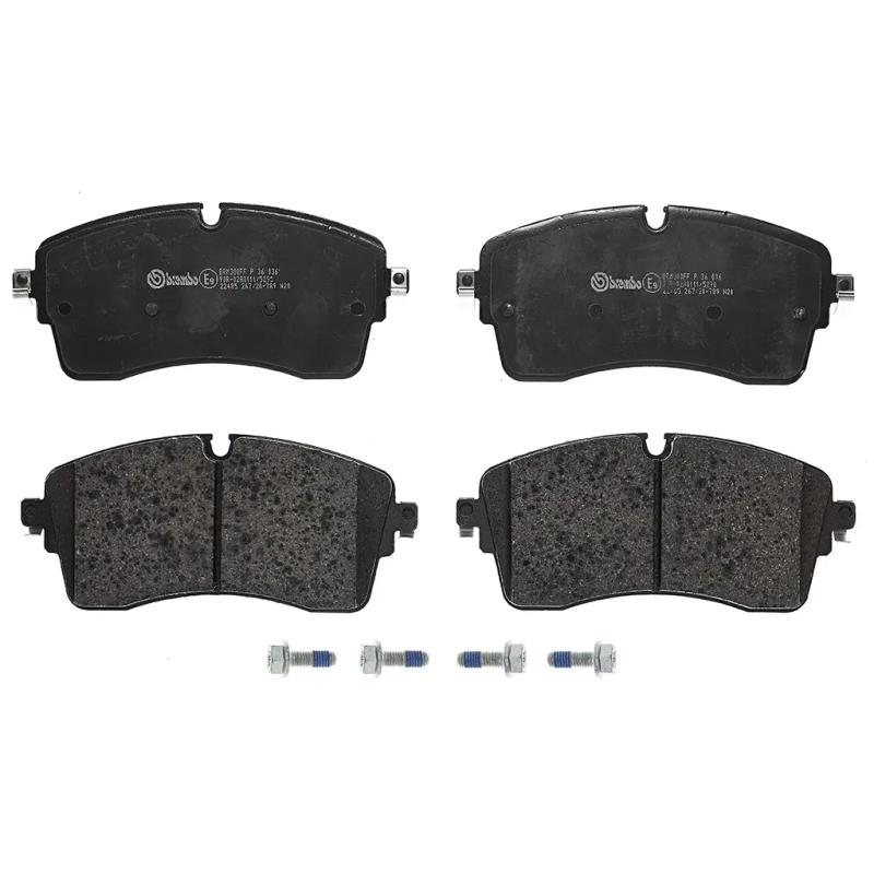 Jeu de 4 plaquettes de frein avant BREMBO P 36 036 - Visuel 2