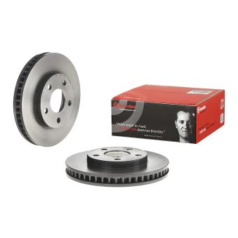 Jeu de 2 disques de frein avant BREMBO 09.7376.11 pour OPEL SINTRA 2.2 DTI - 116cv