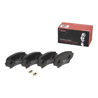 Jeu de 4 plaquettes de frein avant BREMBO [P 49 043]