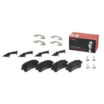 Jeu de 4 plaquettes de frein avant BREMBO OEM 1894272