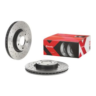 Jeu de 2 disques de frein avant BREMBO OEM c26y3325xa