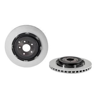 Jeu de 2 disques de frein avant BREMBO 09.D059.11 pour AUDI A4 35 TDI - 150cv