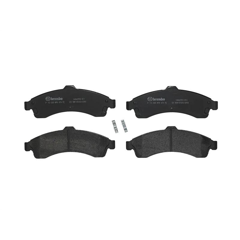 Jeu de 4 plaquettes de frein avant BREMBO P 10 009 - Visuel 2