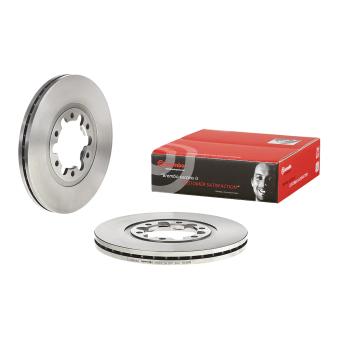 Jeu de 2 disques de frein avant BREMBO 09.A860.10 pour MAZDA B SERIE 2.5 D 4WD - 78cv