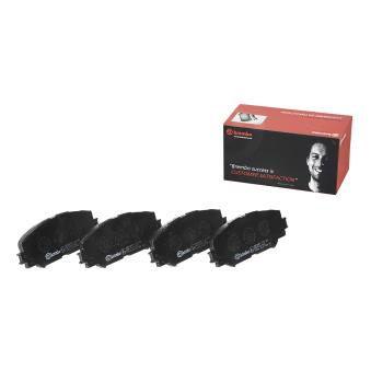 Jeu de 4 plaquettes de frein avant BREMBO OEM 04465D8000