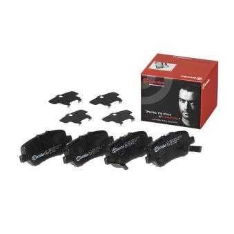 Jeu de 4 plaquettes de frein arrière BREMBO OEM 43022SFE000