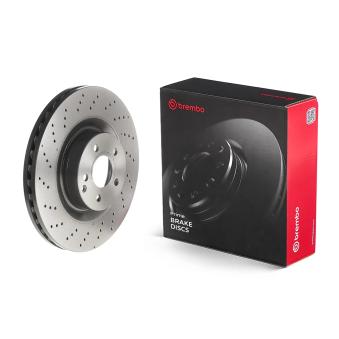 Jeu de 2 disques de frein avant BREMBO OEM a2214211112