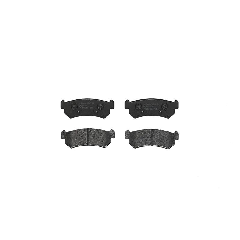 Jeu de 4 plaquettes de frein arrière BREMBO P 10 001 - Visuel 2