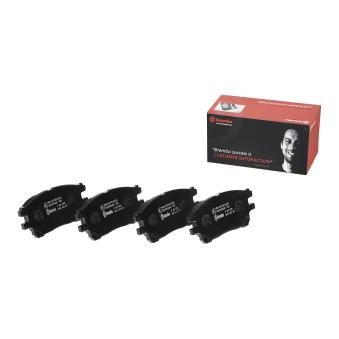 Jeu de 4 plaquettes de frein avant BREMBO OEM 0446528490