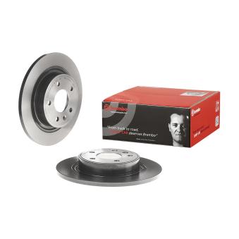 Jeu de 2 disques de frein arrière BREMBO [08.B351.11]