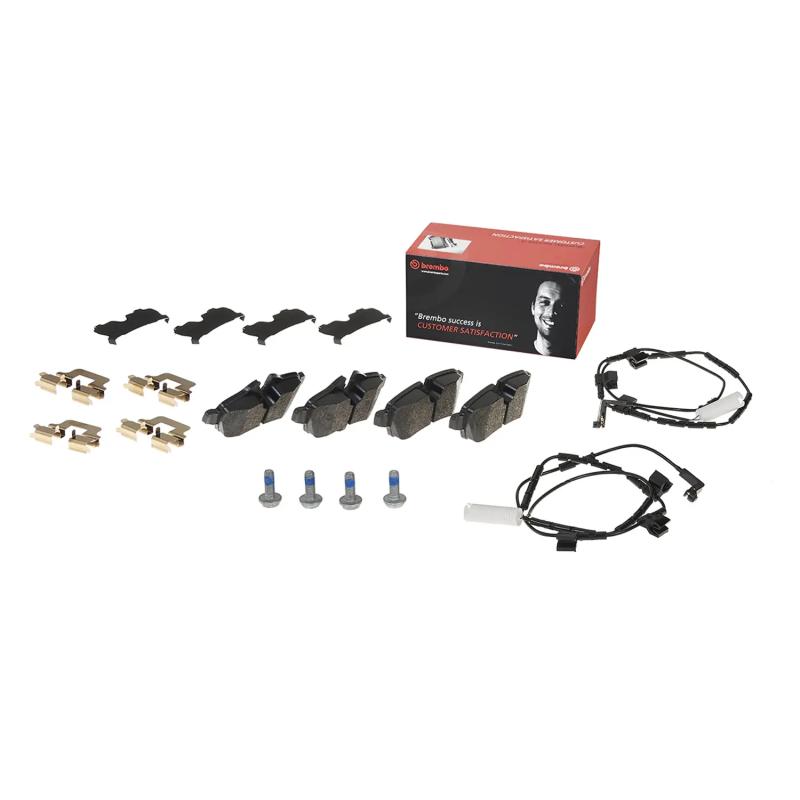 Jeu de 4 plaquettes de frein arrière BREMBO P 06 103 - Visuel 1