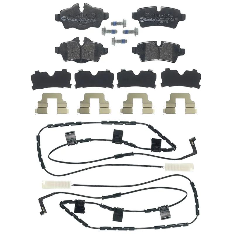 Jeu de 4 plaquettes de frein arrière BREMBO P 06 103 - Visuel 2