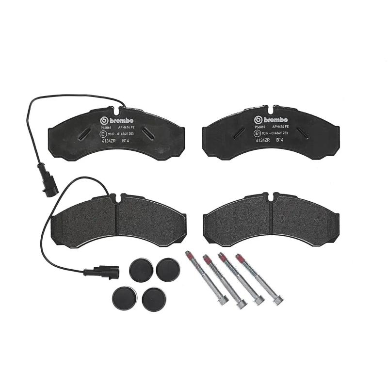 Jeu de 4 plaquettes de frein arrière BREMBO P 56 069 - Visuel 2