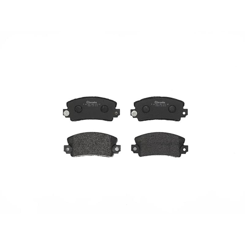 Jeu de 4 plaquettes de frein avant BREMBO P 68 001 - Visuel 2