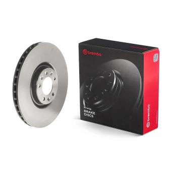 Jeu de 2 disques de frein avant BREMBO 09.A558.11 pour CITROEN C6 3.0 HDi - 211cv